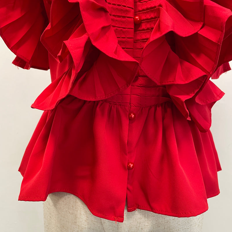 230049 - Ruffle Top (❤️ Hot Item ❤️)