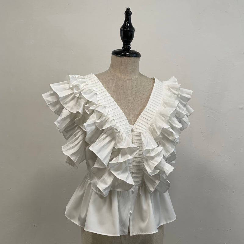 230049 - Ruffle Top (❤️ Hot Item ❤️)