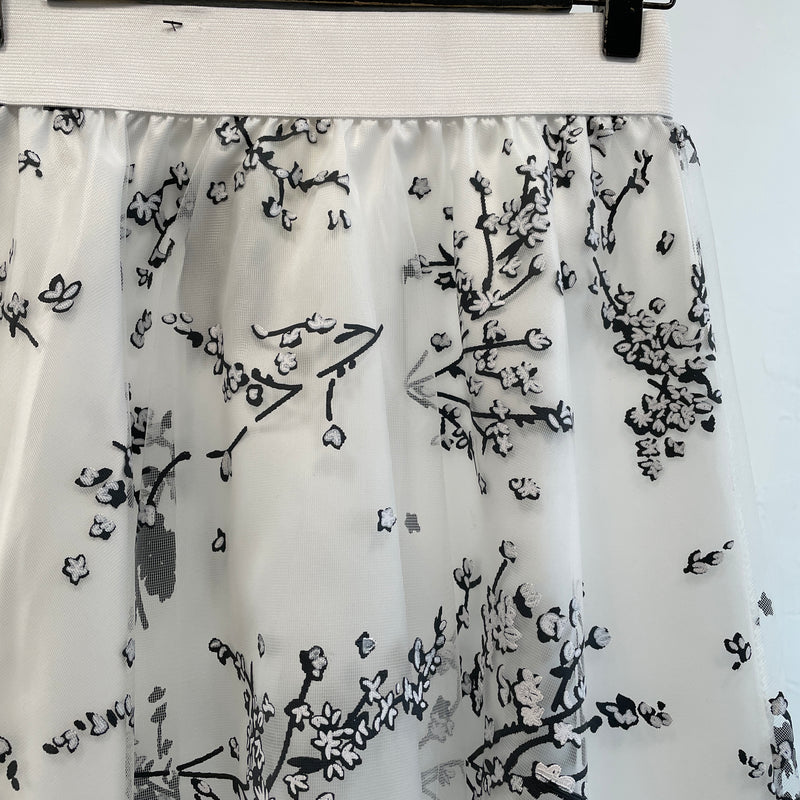 220458 - Floral Gauze Skirt