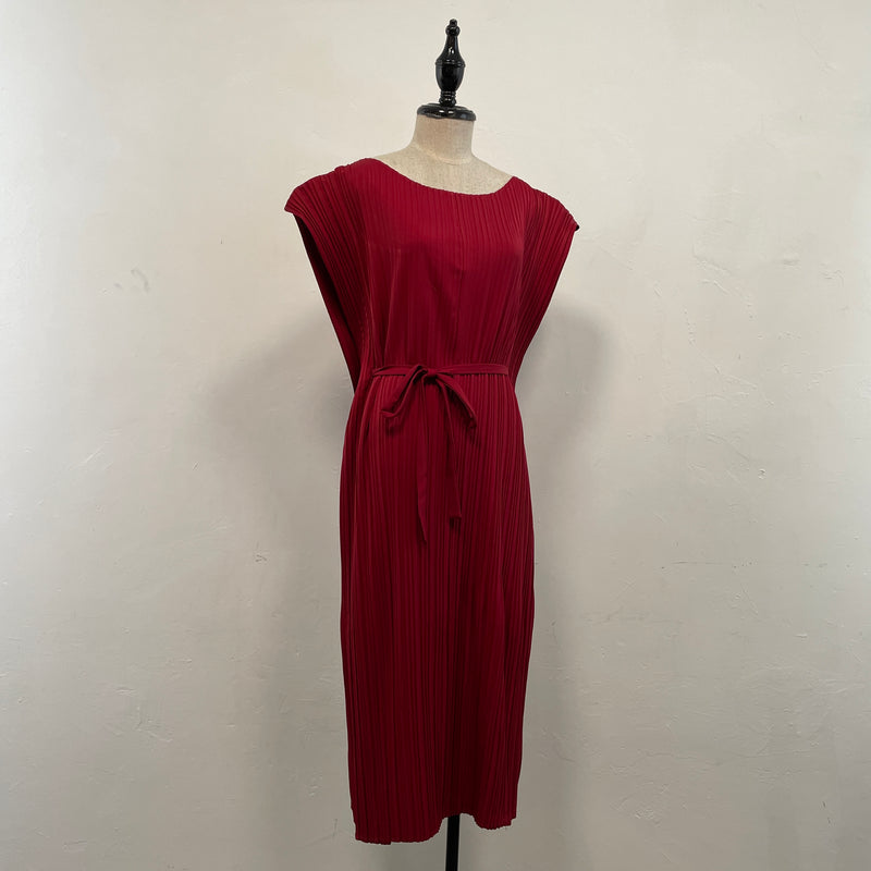 230154 - Pleated Chiffon Dress