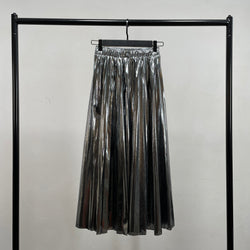 230269 - Shiny Pleated Skirt