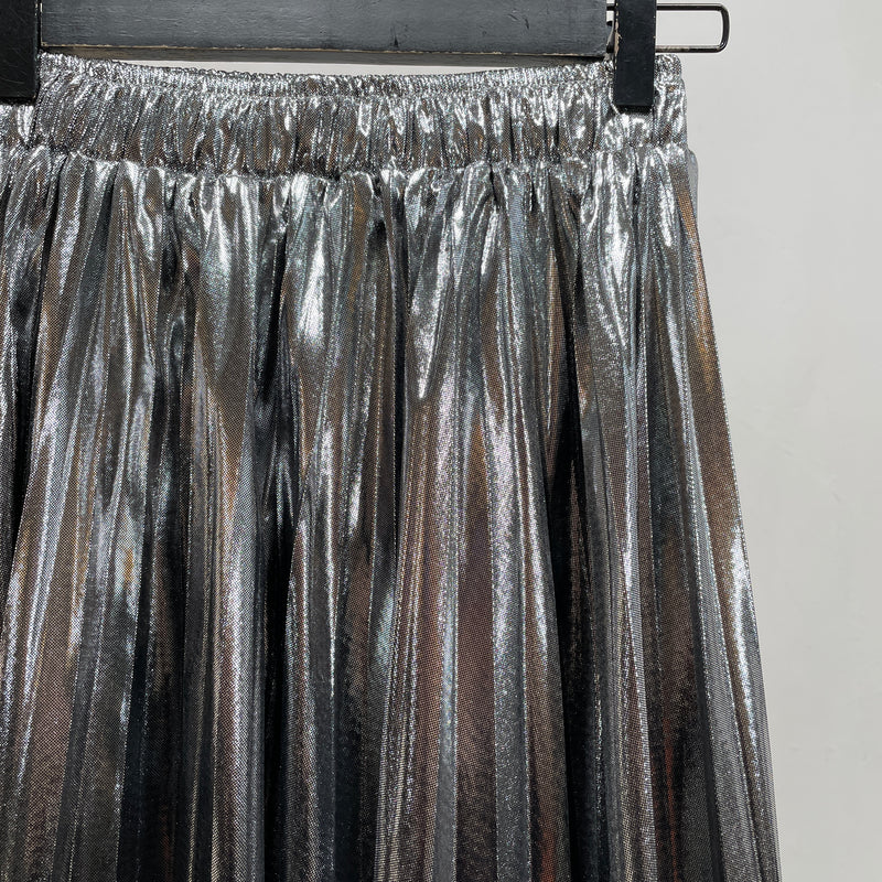 230269 - Shiny Pleated Skirt