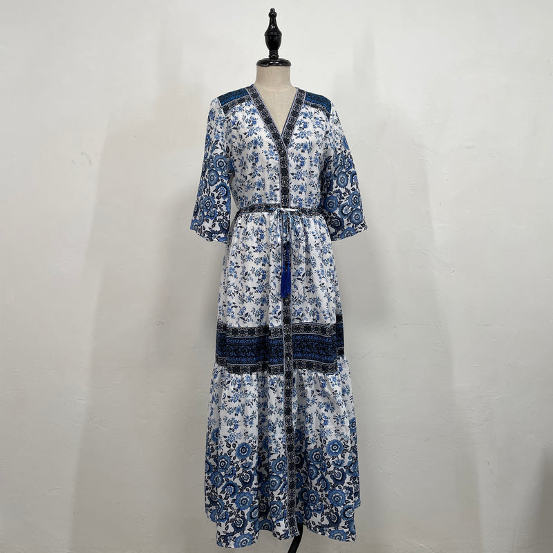 230274 - Floral Chiffon Dress