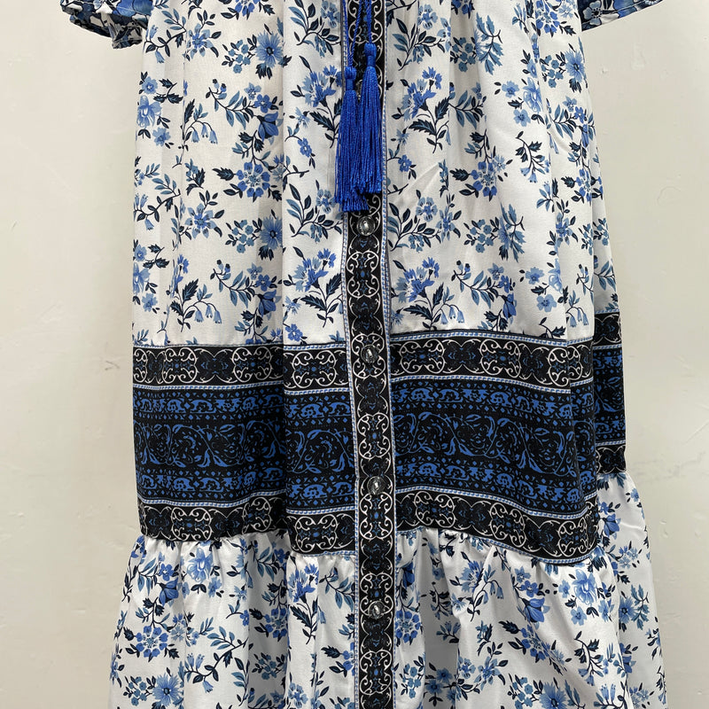 230274 - Floral Chiffon Dress