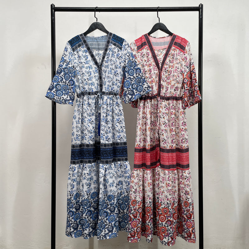230274 - Floral Chiffon Dress