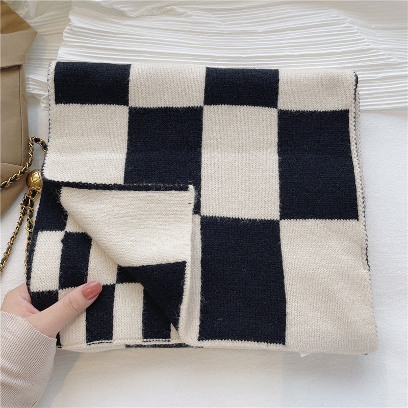 221661 - Checked Pattern Scarf (⌛️Pre Order⌛️)