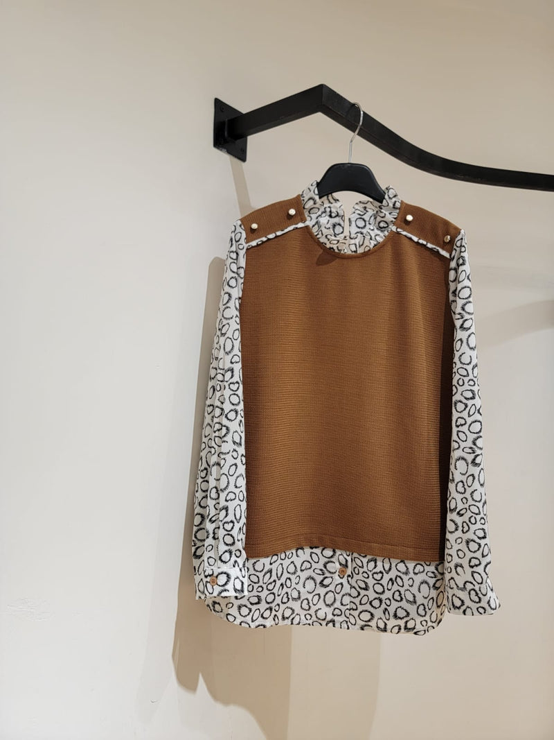 221689 - Chiffon Sleeve Top (10% Off)